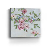 Small Pretty Pink Blooms Canvas Wall Art