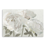 Neutral Flowers in Bloom Canvas Wall Art