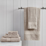 Madison Park Organic Modern/Contemporary 100% Cotton 6 Piece Towel Set MP73-6629