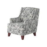 Fusion 260-C Transitional Accent Chair 260-C Freesia Denim Accent Chair