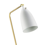 Bethel White Floor Lamp in Metal