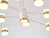 Bethel White LED Chandelier in Metal