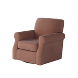 Fusion 602S-C Transitional Swivel Chair 602S-C Bella Rosewood Swivel Chair