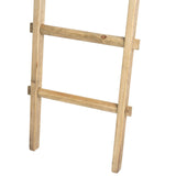 Sagebrook Home Contemporary Ec Wooden Decorative 76" Ladder,brown Kd 13933-06 Brown Fir Wood