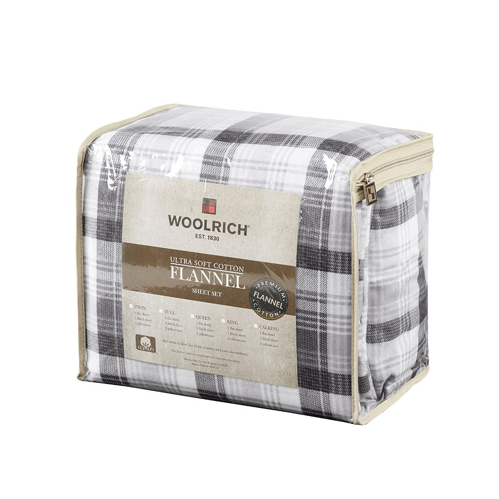 Woolrich Flannel Lodge/Cabin 100% Cotton Flannel Printed Sheet Set WR20-2048
