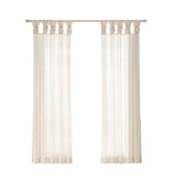 Madison Park Ceres Transitional 100% Polyester Twisted Tab Poly Voile Window Pair MP40-7373