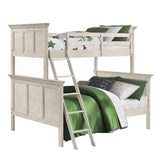 Intercon San Mateo Youth Transitional Twin over Full Bunk Bed | Rustic White SM-BR-4560TF-RWH-C SM-BR-4560TF-RWH-C