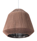 Zuo Modern Impala Steel, Paper Transitional Commercial Grade Ceiling Lamp Brown Steel, Paper