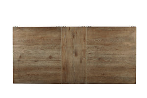 Alpine Furniture Manchester Dining Table, Natural 3868NAT-01 Natural Rubberwood Solids & Mindy Veneer 40 x 88 x 30