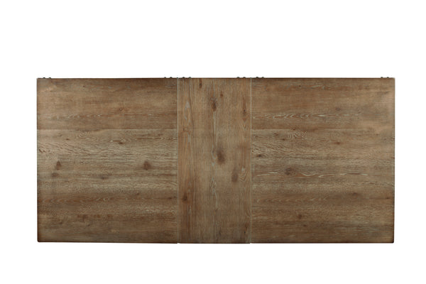 Alpine Furniture Manchester Dining Table, Natural 3868NAT-01 Natural Rubberwood Solids & Mindy Veneer 40 x 88 x 30