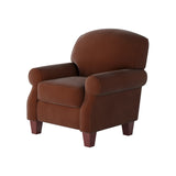 Fusion 532-C Transitional Accent Chair 532-C Bella Burnt Orange Accent Chair