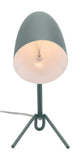 Zuo Modern Jamison Steel Modern Commercial Grade Table Lamp Green Steel