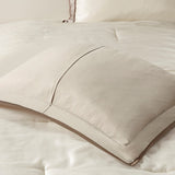 Genevieve Transitional 100% Polyester Solid 7 Piece Comforter Set