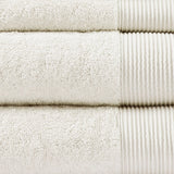 Beautyrest Nuage Glam/Luxury 20% Tencel/Lyocel 75% Cotton 5% Silverbac 6pcs Towel Set BR73-3752