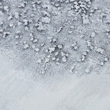 Silver Glimmer Glam/Luxury 100% Hand Brush Embellished Canvas, 2 Piece Set