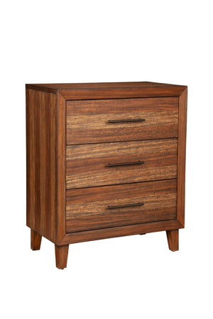 Trinidad Small Chest in Toffee - Elegant Mahogany Storage with Dovetail Drawers & Soft Glide Design