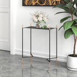 Zuo Modern Austin Steel Modern Commercial Grade Side Table Black, Gold Steel