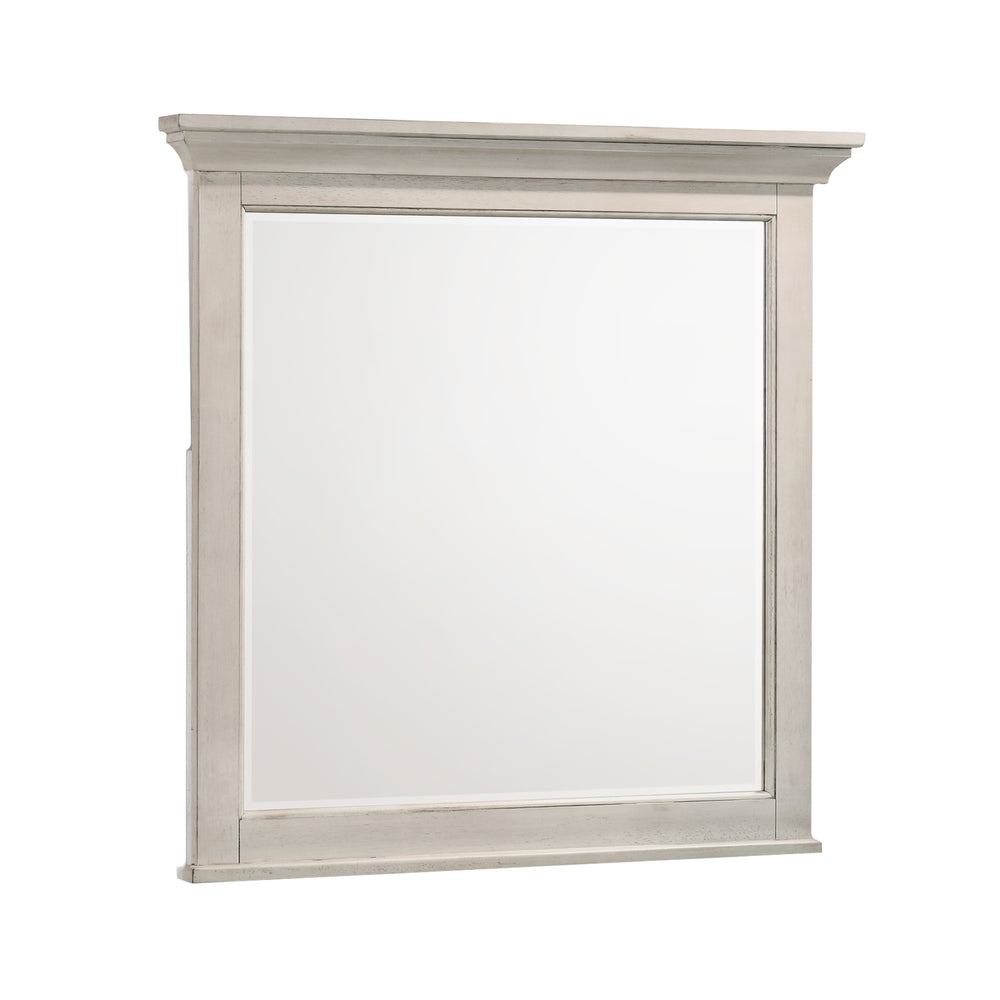 Intercon San Mateo Youth Transitional Mirror | Rustic White SM-BR-4391-RWH-C SM-BR-4391-RWH-C