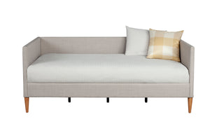 Alpine Furniture Britney Day Bed, Light Grey Linen 1096T Light Grey Linen Poplar & Pine Solids 80.5 x 42.5 x 32.5