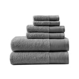 Beautyrest Nuage Glam/Luxury 20% Tencel/Lyocel 75% Cotton 5% Silverbac 6pcs Towel Set BR73-3753