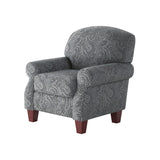 Fusion 532-C Transitional Accent Chair 532-C Bono Cobalt Accent Chair
