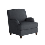 Fusion 01-02-C Transitional Accent Chair 01-02-C Truth or Dare Navy Accent Chair