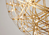 Bethel Gold LED Chandelier in Stainless Steel