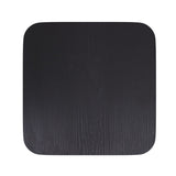 English Elm EE1078 Modern Commercial Grade Colorful Metal Poly Resin Wood Seat Black EEV-10815