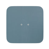 English Elm EE1078 Modern Commercial Grade Colorful Metal Poly Resin Wood Seat Teal-Blue EEV-10816