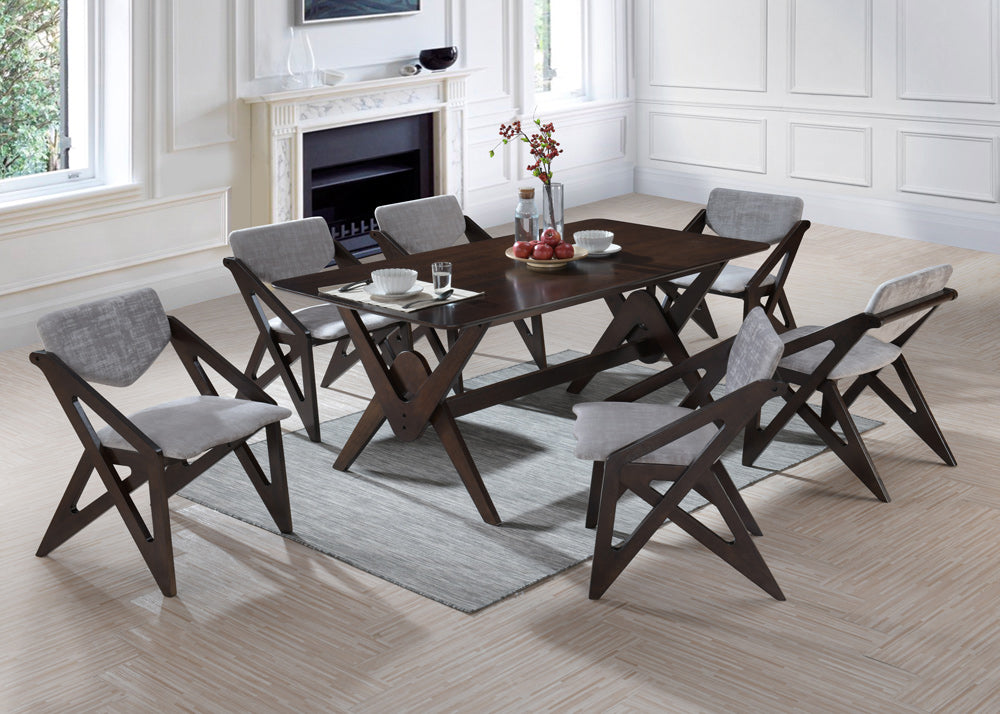 New Classic Furniture Kirk Dining Table Walnut D8042-10
