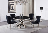 New Classic Furniture Ulysses Round Dining Table Top Black D957-11T