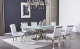 New Classic Furniture Viola Pale Blue Crystal Tufted Dining Chair - Set of 2 D970-2174-LBL