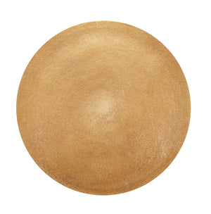 Kadali Accent Table - Antique Brass Cast Aluminum Design with Artful Fluidity for Modern Spaces