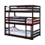 Sandler Contemporary Twin Triple Bunk Bed