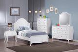 Dominique French Country Panel Bed Buttermilk