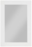 Monad Glass / Birch Veneer / MDF Contemporary White Mirror - 24" W x 1" D x 36" H