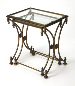 Butler Specialty Beverly Antique Gold Nesting Tables 4012226