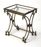 Beverly Antique Gold Nesting Tables