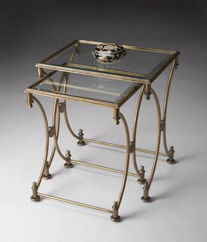 Butler Specialty Beverly Antique Gold Nesting Tables 4012226