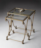 Butler Specialty Beverly Antique Gold Nesting Tables 4012226