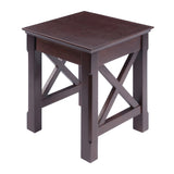 Winsome Wood Xola X-Panel Nesting Table Set, Cappuccino 40333-WINSOMEWOOD