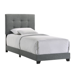 Intercon Addysonbeds Contemporary Addyson Upholstered Twin Bed UB-BR-ADYTWN-GNM-C UB-BR-ADYTWN-GNM-C