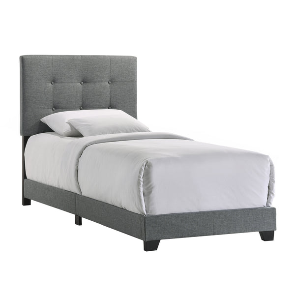 Intercon Addysonbeds Contemporary Addyson Upholstered Twin Bed UB-BR-ADYTWN-GNM-C UB-BR-ADYTWN-GNM-C