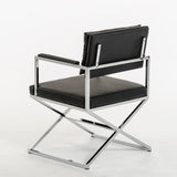 VIG Furniture Modrest Cosme Modern Black Leatherette Dining Armchair VGHR4047-BLK