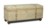 Leather Trunk/Bench - Pearl Leather