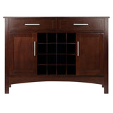 Winsome Wood Gordon Buffet Cabinet, Sideboard, Cappuccino 40543-WINSOMEWOOD