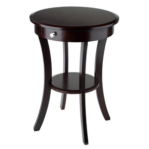 Winsome Wood Sasha Accent Table, Cappuccino 40627-WINSOMEWOOD