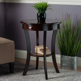 Winsome Wood Sasha Accent Table, Cappuccino 40627-WINSOMEWOOD