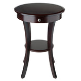 Winsome Wood Sasha Accent Table, Cappuccino 40627-WINSOMEWOOD