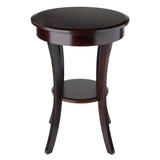 Winsome Wood Sasha Accent Table, Cappuccino 40627-WINSOMEWOOD